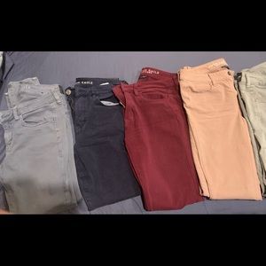 Bundle of 5 American Eagle Jeggings size 8